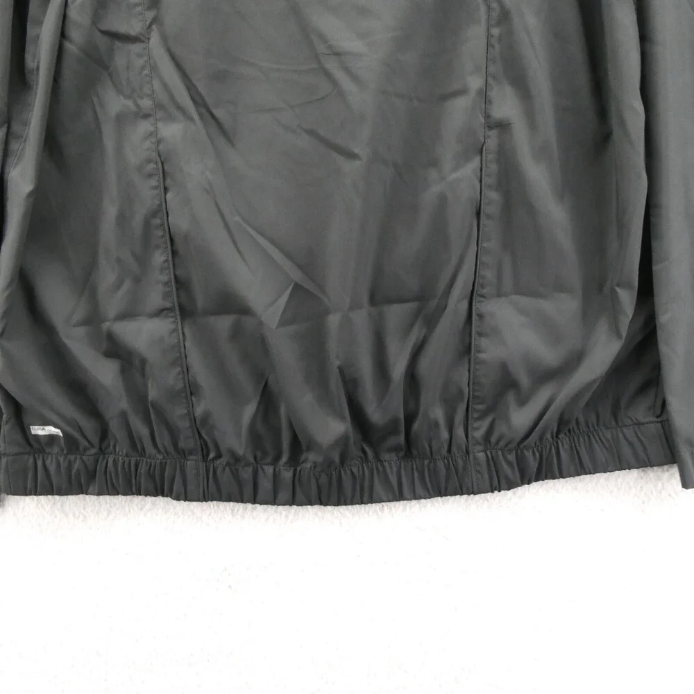 Adidas‎ Golf Jacket Mens Medium Black 1/4 Zip Pullover PGA Casual Preppy Top New